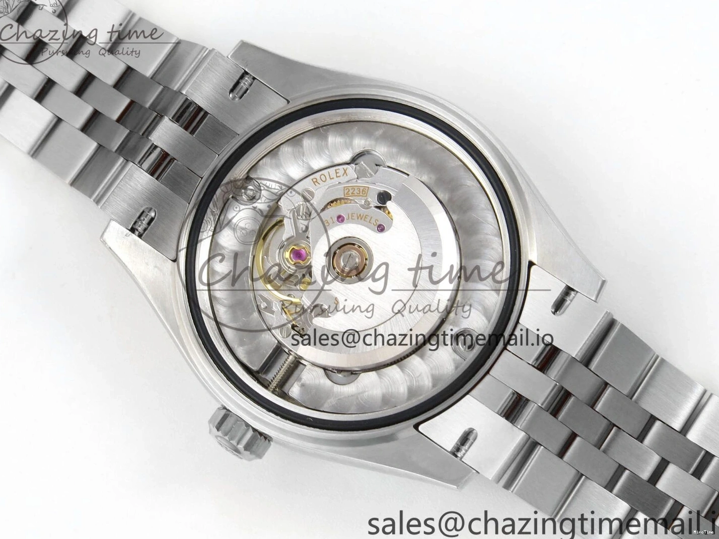 MiroTime 1226 DateJust 31 278274 THBF 1:1 Best Edition 904L Steel RG Roman Dial Diamonds Bezel on SS Jubilee Bracelet HZ Cal. Modern 37